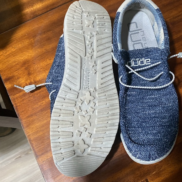 Men HeyDude Wally sox slip on shoes excellent condition wore 2xs - Picture 2 of 6